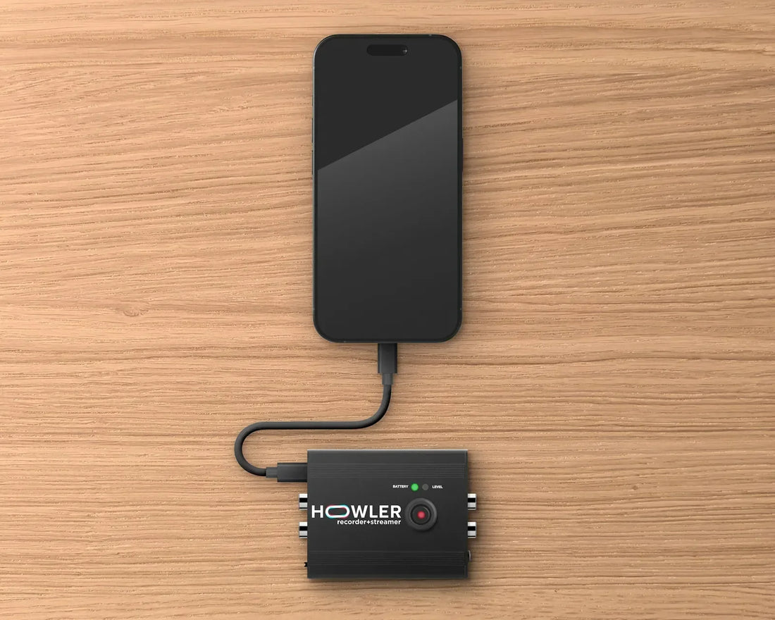 Transferring recordings from Howler to your iPhone
